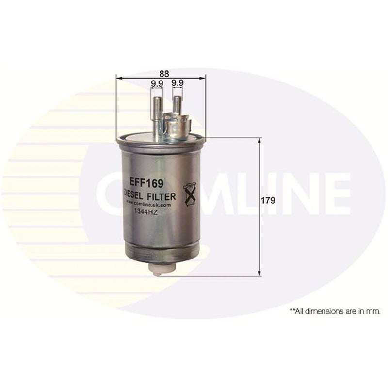 Comline Fuel Filter Element fits Ford Focus I 1998-2005 1.8
