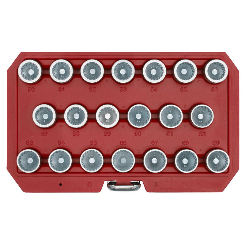 Sealey Locking Wheel Nut Key Set 20pc Porsche SX221 Sealey - Dynamic Drive