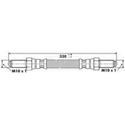 Borg & Beck Brake Hydraulic Hose Line Front Right BBH6135