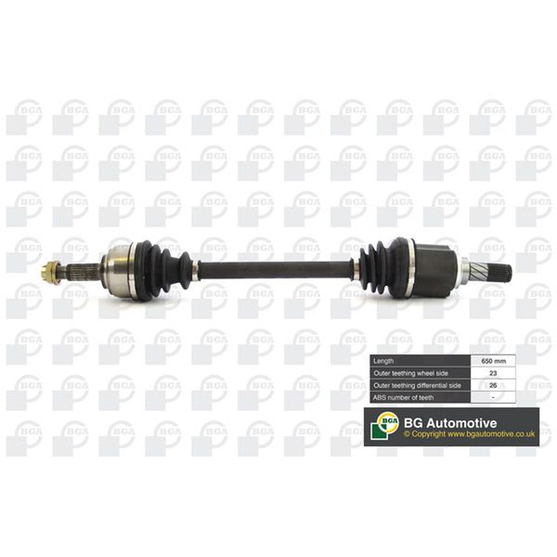 BGA CV Drive Shaft Driveshaft Front Left fits Nissan Micra C+C III 2005-2010