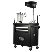 Expert Mobile Oil Service Station 100L with Drain Pan