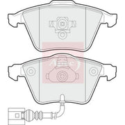 Apec Front Brake Pad Set fits Audi A3 2003-2009 3.2