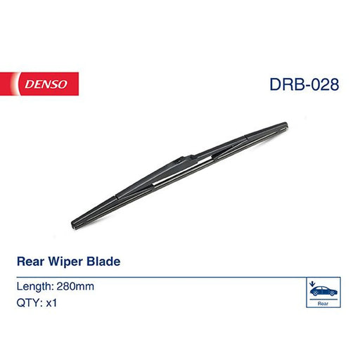 Denso Rear Wiper Blades fits Aston Martin Cygnet 2011-2013 1.3