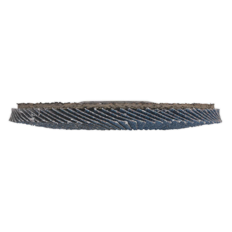 Sealey Flap Disc Zirconium115mm22mm Bore 60Grit FD11560 Sealey - Dynamic Drive