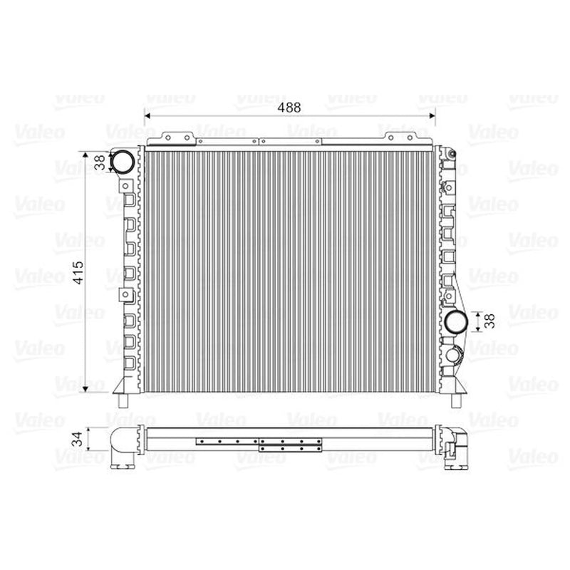 Valeo Engine Radiator 811068