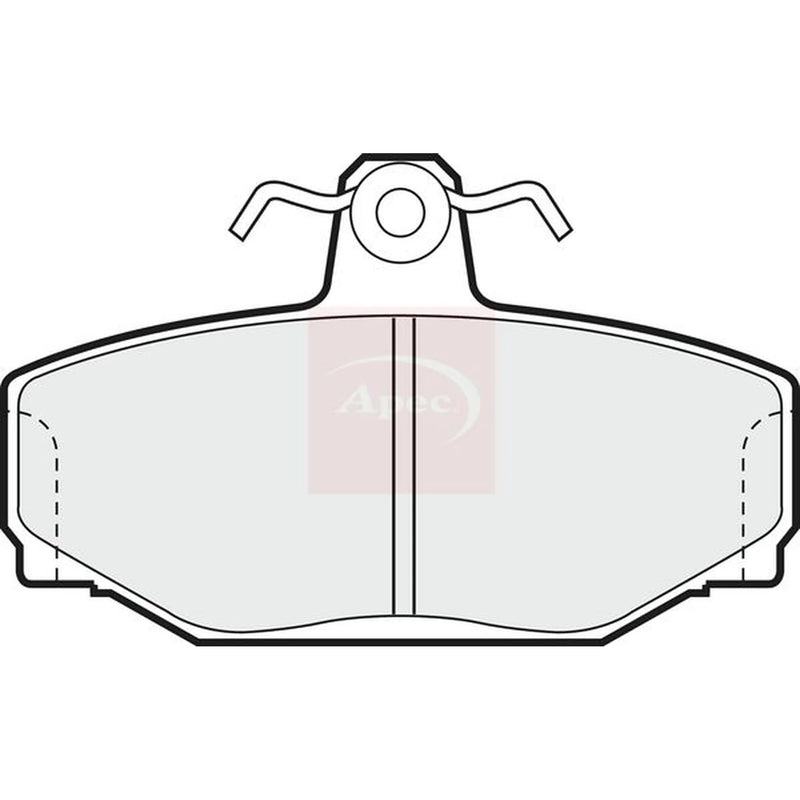 Apec Rear Brake Pad Set PAD644