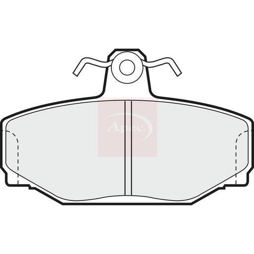 Apec Rear Brake Solid Discs & Pads fits Volvo 850 1996-1997 2.4