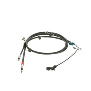Bosch Handbrake Cable Centre fits Mazda 3 2003-2009 1.3 1.6 2.0