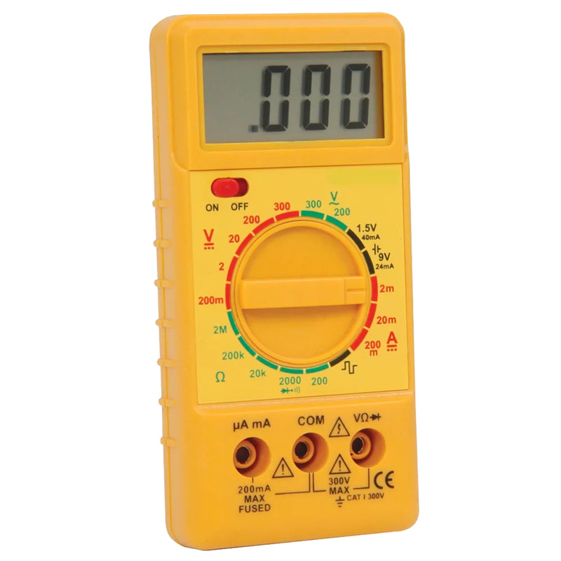 W4 Compact Digital Multimeter 0.09kg for Caravans & Vehicles