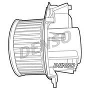 Denso Heater Blower Fan fits Fiat Idea 2003-2005 1.2 1.3 1.4 1.9