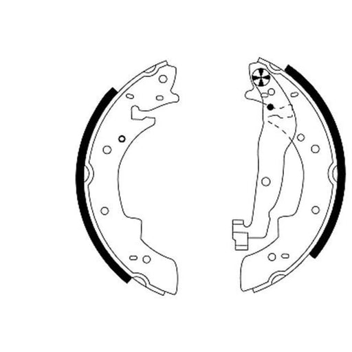 Mintex Brake Shoe Set Axle Kit fits Renault 21 1986-1994 1.7 2.0 2.1 2.2