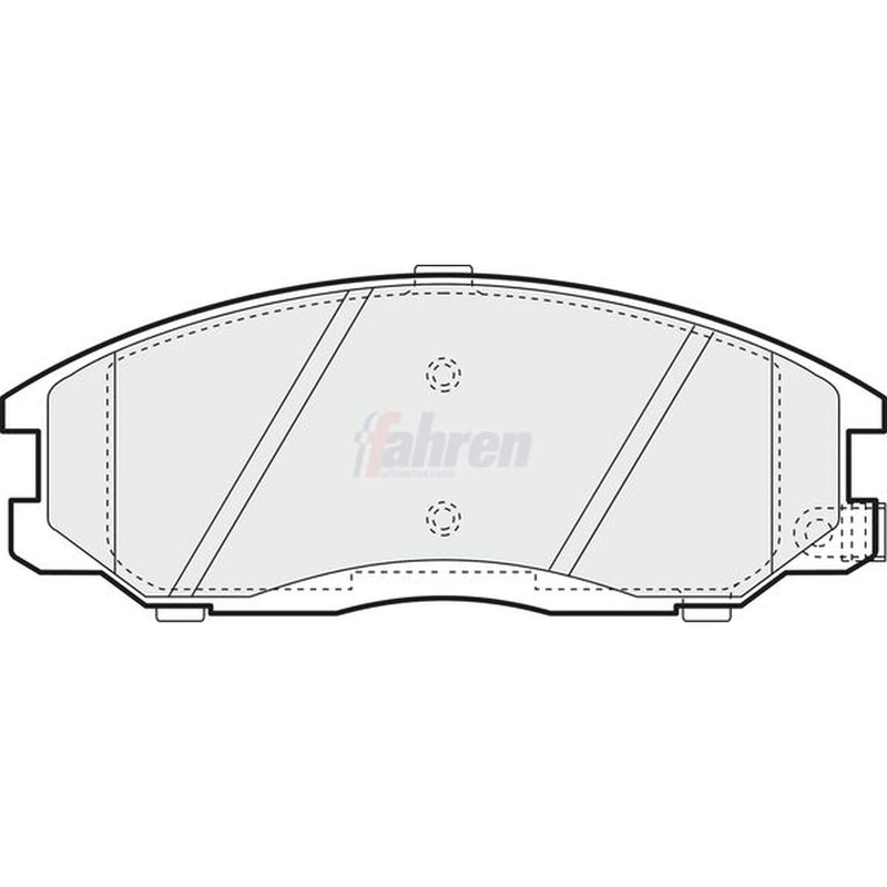 Fahren Front Brake Pad Set FBP3534