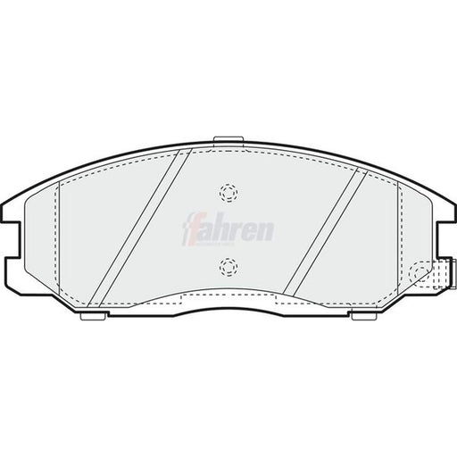 Fahren Front Brake Pad Set FBP3534