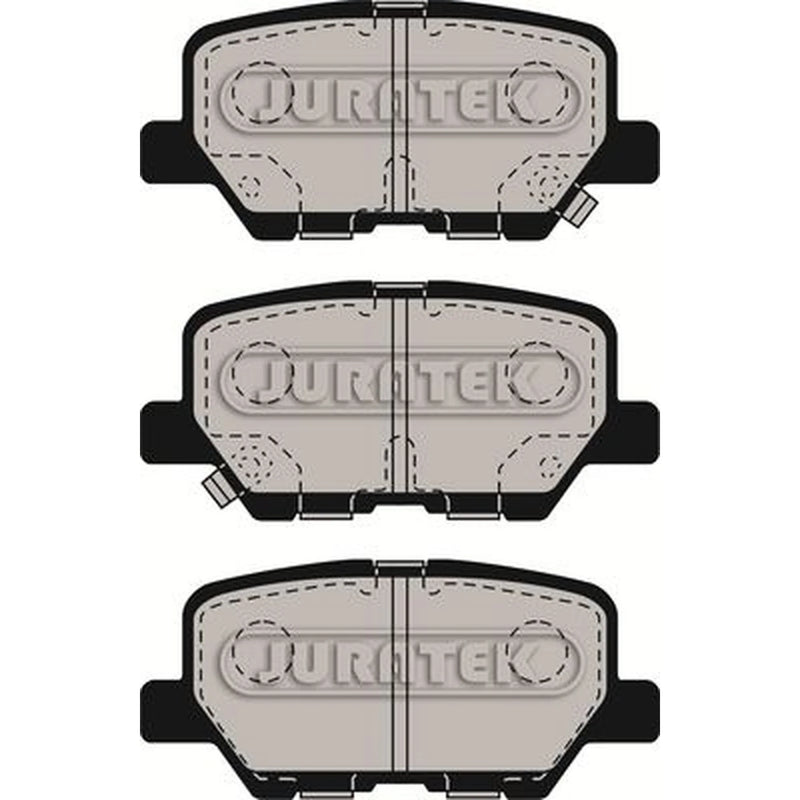 Juratek Rear Brake Pad Set fits Maxus Edeliver 3 2020 on