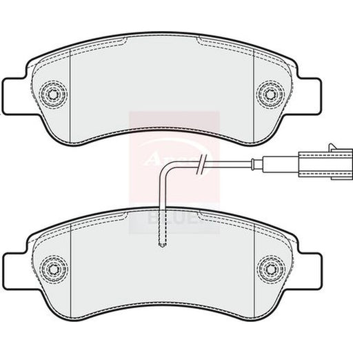 Apec Rear Brake Pad Set fits Citroën Relay III 2011-2023 2.0 2.2 3.0
