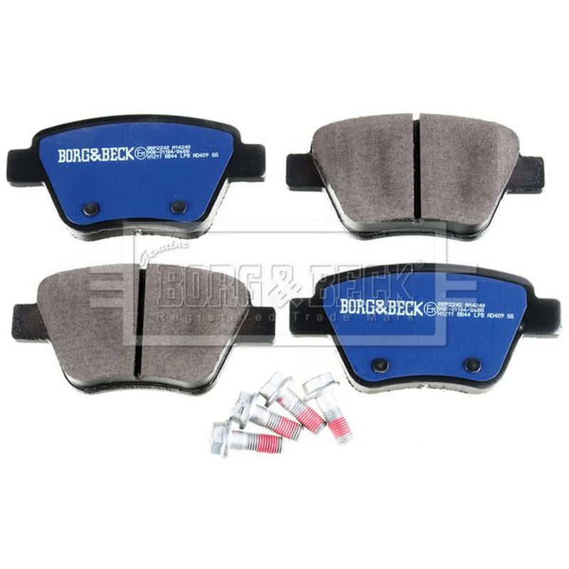 Borg & Beck Front & Rear Brake Discs & Pads fits Audi A1 2012 on 2.0