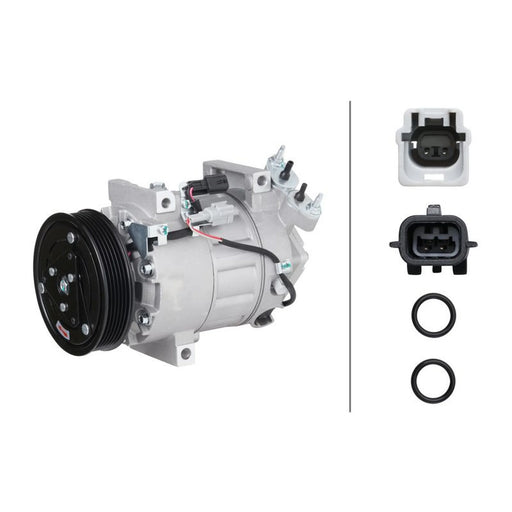 Hella Air Conditioning Compressor fits Renault Laguna 2012-2015 1.5