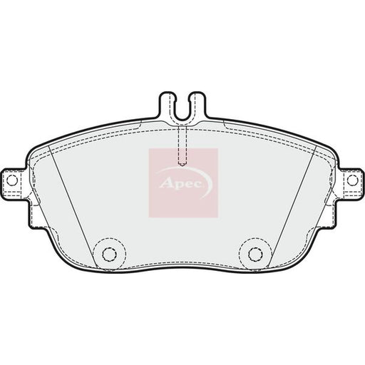 Apec Front Brake Pad Set PAD1881