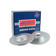 Borg & Beck Rear Brake Solid Discs & Pads fits Lancia Delta 1993-1994 2.0