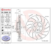 Brembo Front Brake Aluminium Brake Disc Hub Discs & Pads fits BMW 5 2016-2023