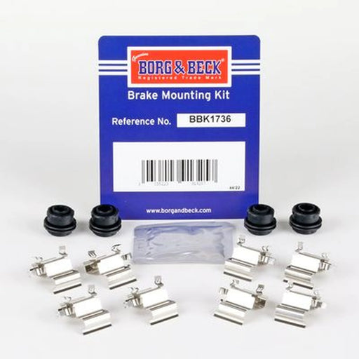Borg & Beck Brake Pad Accessory Fitting Kit Front BBK1736
