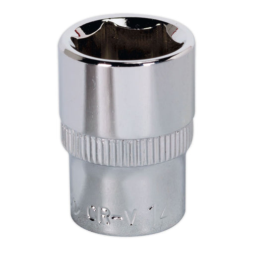 Sealey WallDrive Socket 14mm 3/8"Sq Drive Fully Polished SP3814 Sealey - Dynamic Drive