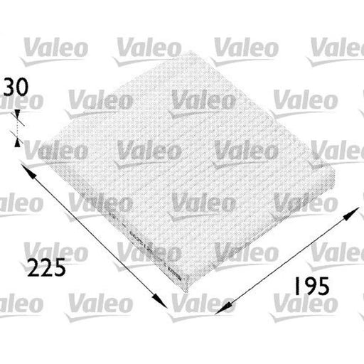 Valeo Cabin Air Filter (Pollen Filter) 698512