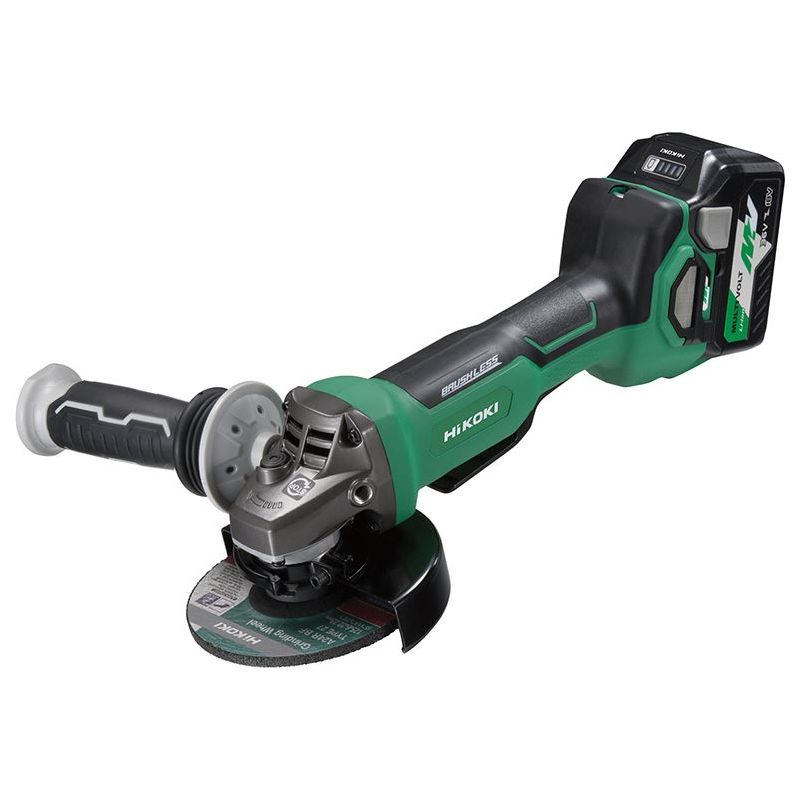 Hikoki G3613DB Multi-Volt Brushless Grinder 125mm 36V 2 x 2.5Ah Li-ion HiKOKI - Dynamic Drive