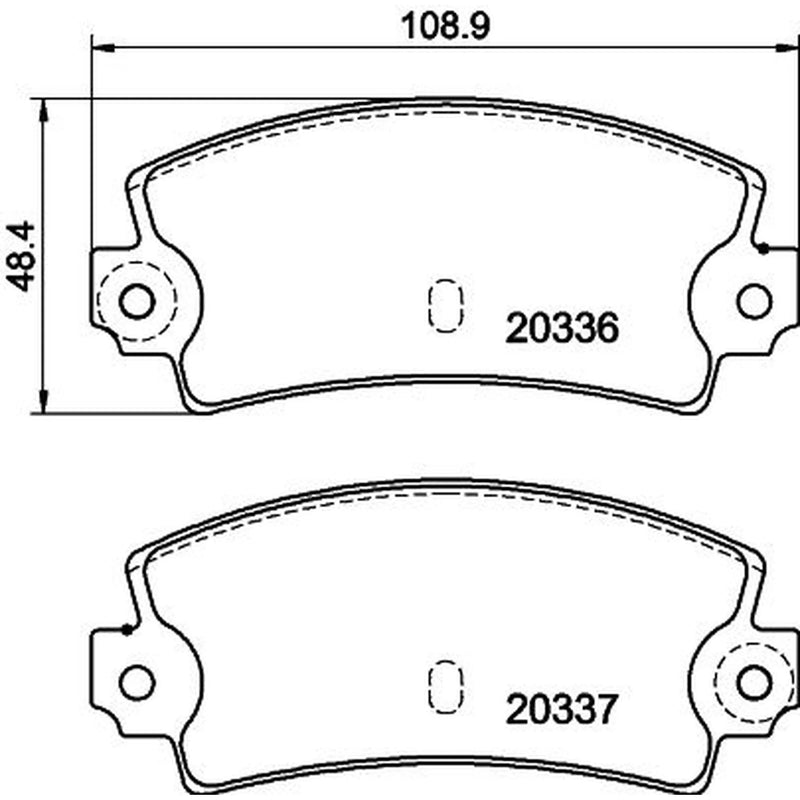 Mintex Rear Brake Pad Set MDB1065