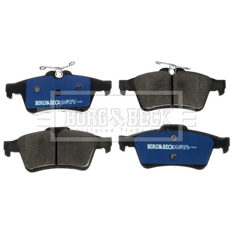 Borg & Beck Front & Rear Brake Discs & Pads fits Mazda 5 2014 on 2.0