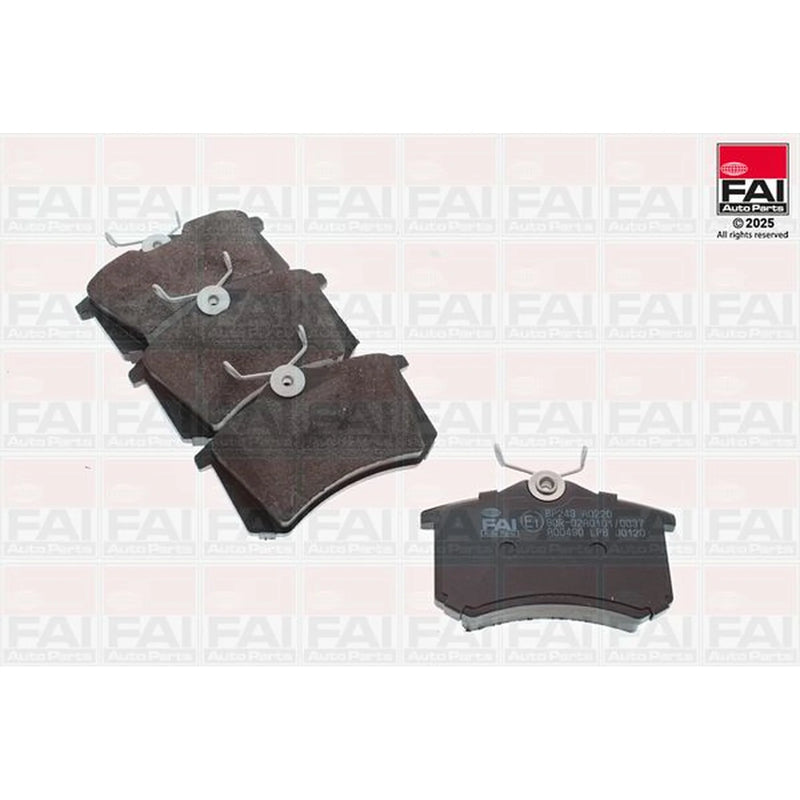 FAI Rear Brake Pad Set fits Audi A4 B7 2004-2009 1.6 1.8 1.9 2.0 2.5 2.7