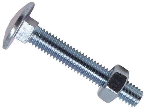 METALMATE Cup Square Hex Bolt & Nut ZP M6 x 40mm Box 50 METALMATE� - NN4 Online