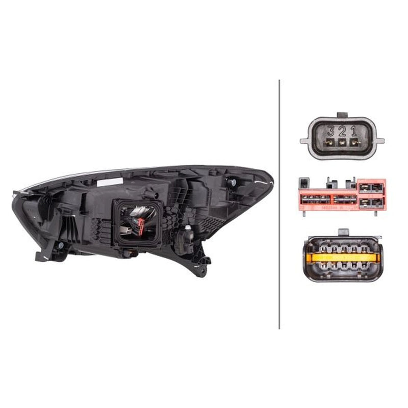 Hella Headlight Headlamp LED Right fits Renault Captur I 2013-2019
