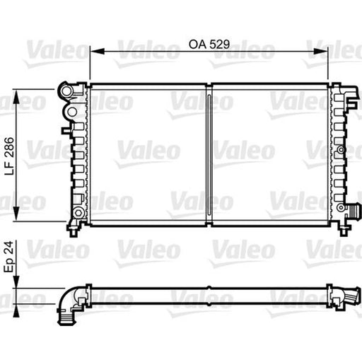 Valeo Engine Radiator 731530