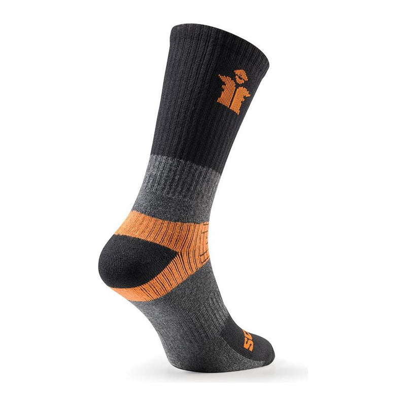 Scruffs Trade Socks Black 3pk Size 7 - 9.5 / 41 - 43 Scruffs - Dynamic Drive