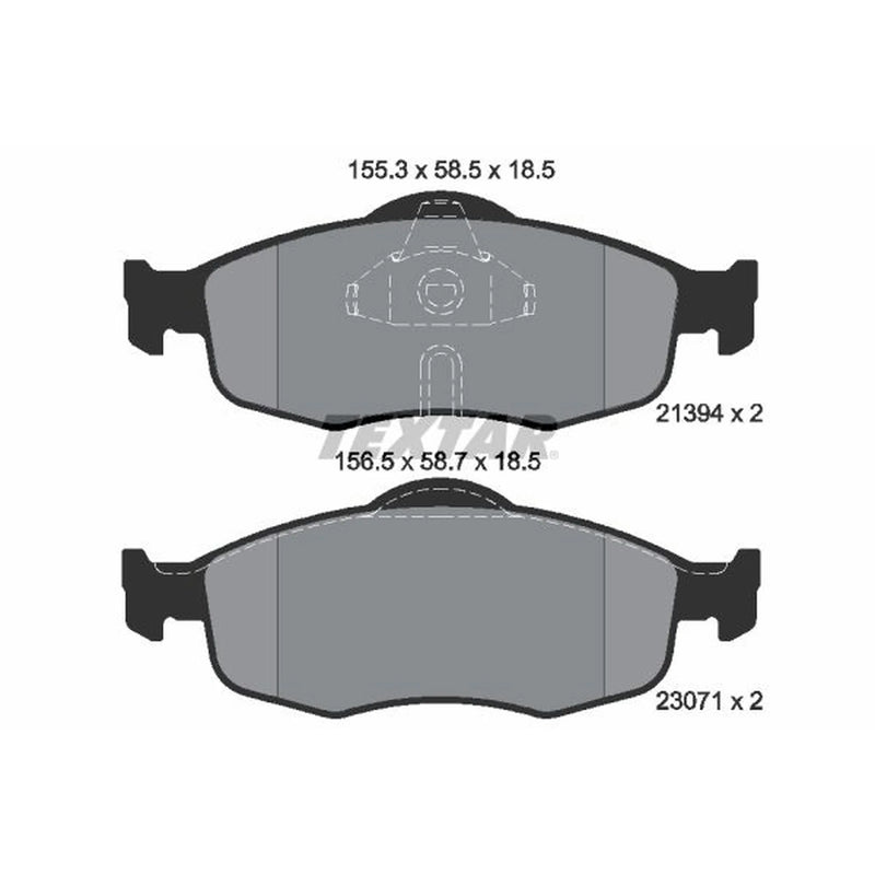 Textar Front Brake Pad Set 2139408