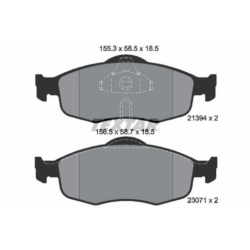 Textar Front Brake Pad Set 2139408
