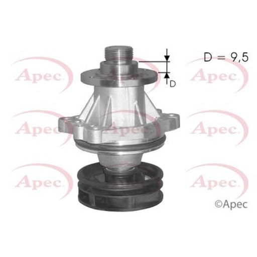 Apec Engine Cooling Water Pump fits BMW 3 1990-2010