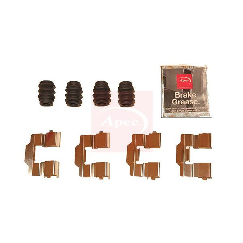Apec Brake Pad Accessory Fitting Kit Front fits Citroën C-Elysee 2012-2018