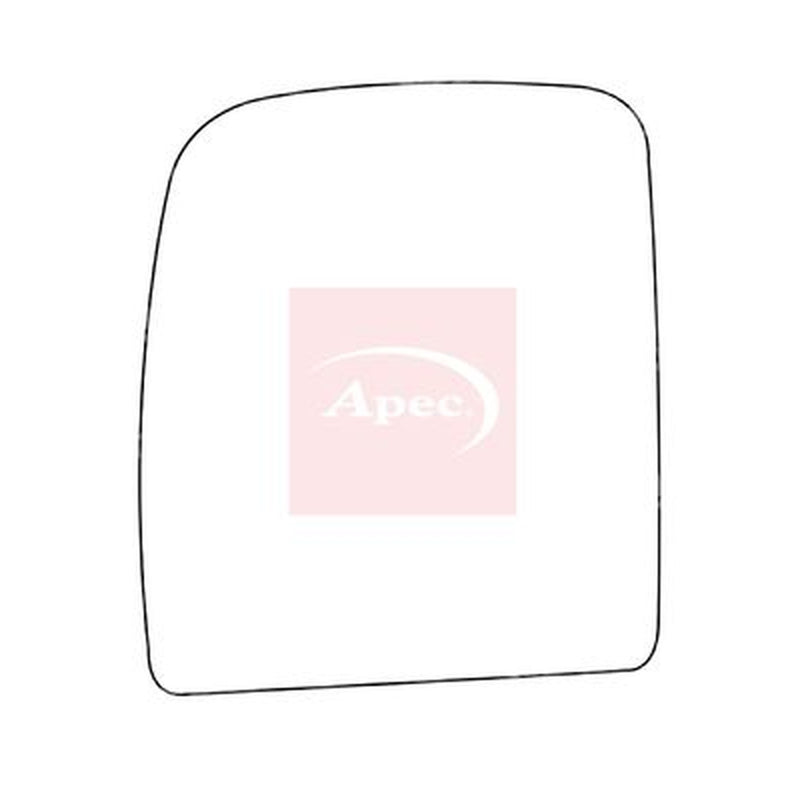 Apec Exterior Wing Mirror Glass Left fits Citroën Dispatch II 2007-2016 1.6 2.0