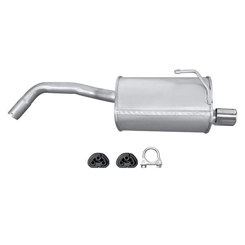 Hella End Silencer Rear fits Fiat 500 2007 on 1.3