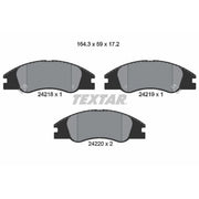 Textar Front Brake Pad Set 2421801