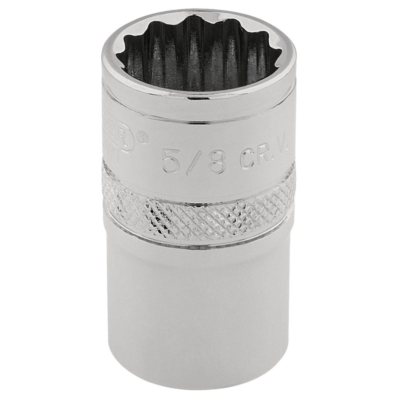 Draper HI-TORQ 12 Point Socket, 3/8" Sq. Dr., 5/8" 49459 Draper - Dynamic Drive