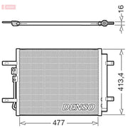 Denso Air Conditioning Condenser DCN41029