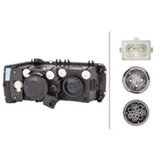 Hella Headlight Headlamp H7/H1 Left fits Daf 75 Cf 2001 on