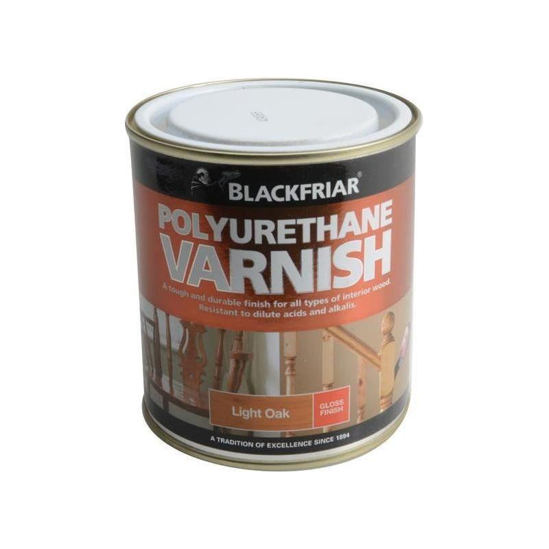Blackfriar Polyurethane Varnish P40 Light Oak Gloss 500ml Blackfriar - Town Tools