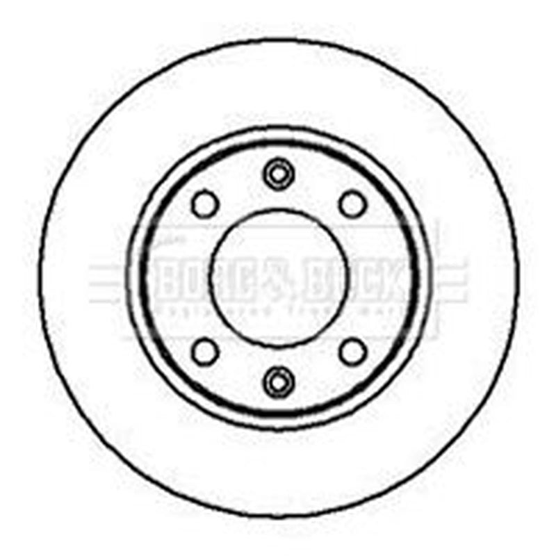 Borg & Beck Front & Rear Brake Discs & Pads fits Peugeot 206 Sw 2002-2007 1.4