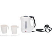 All Ride Truckers 24V Kettle 0.5Ltr 300W Water Heater Truck Lorry W Cups Spoons All Ride - Dynamic Drive