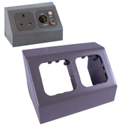 Angled Grey/Bronze* Pod For CBE & C-Line Switches & Sockets Caravan Motorhome Powerpart - Dynamic Drive