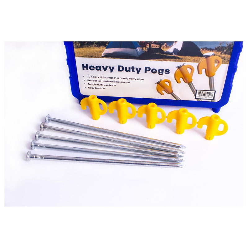 Awning Tent Pegs Heavy Duty x20 Royal - Dynamic Drive